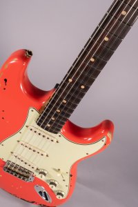 Fender Custom Shop Michael Landau 1963 Stratocaster Fiesta Red over 3C Sunburst