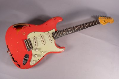 Fender Custom Shop Michael Landau 1963 Stratocaster Fiesta Red over 3C Sunburst