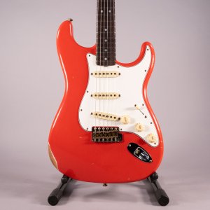 Fender Custom Shop Late 64 Stratocaster Relic Faded Aged Fiesta Red