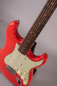 Fender Custom Shop Ltd '63 Stratocaster Journeyman Relic Aged Fiesta Red