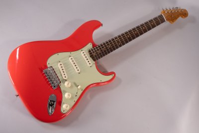 Fender Custom Shop Ltd '63 Stratocaster Journeyman Relic Aged Fiesta Red