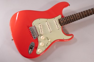 Fender Custom Shop Ltd '63 Stratocaster Journeyman Relic Aged Fiesta Red