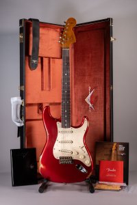 Fender Custom Limited Edition Roasted Bighead Stratocaster Relic Candy Apple Red