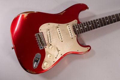 Fender Custom Limited Edition Roasted Bighead Stratocaster Relic Candy Apple Red