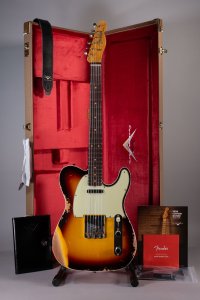 Fender Custom Shop '60 Telecaster Heavy Relic Chocolate 3-Tone Sunburst