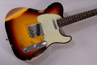 Fender Custom Shop '60 Telecaster Heavy Relic Chocolate 3-Tone Sunburst