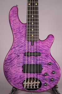 Lakland Skyline 5502 Deluxe 5 Corde Transparent Purple