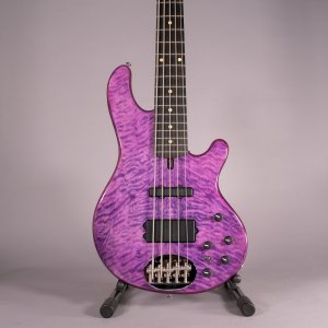 Lakland Skyline 5502 Deluxe 5 Corde Transparent Purple