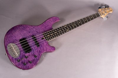 Lakland Skyline 5502 Deluxe 5 Corde Transparent Purple