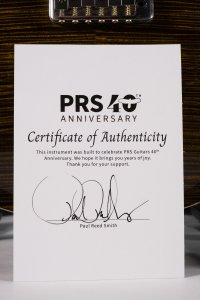 Prs Custom 24 40th Anniversary Limited Edition Tiger Eye