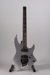 Sire guitars X6 headless 6 silver sparkle