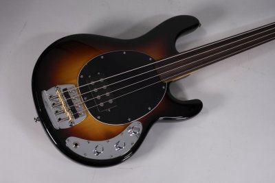 Music Man Pino Palladino StingRay Fretless 79 Burst