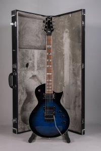 LTD AS-1FR - Black Aqua Sunburst - c/astuccio