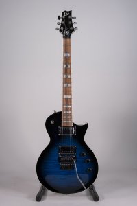 LTD AS-1FR - Black Aqua Sunburst - c/astuccio