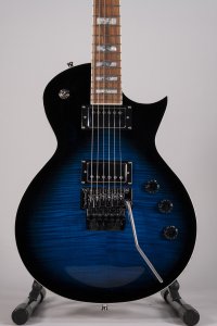 LTD AS-1FR - Black Aqua Sunburst - c/astuccio