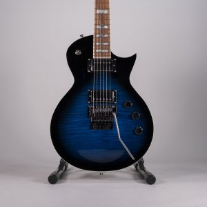 LTD AS-1FR - Black Aqua Sunburst - c/astuccio