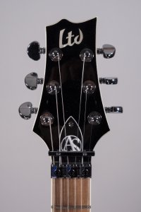 LTD AS-1FR - Black Aqua Sunburst - c/astuccio