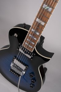 LTD AS-1FR - Black Aqua Sunburst - c/astuccio