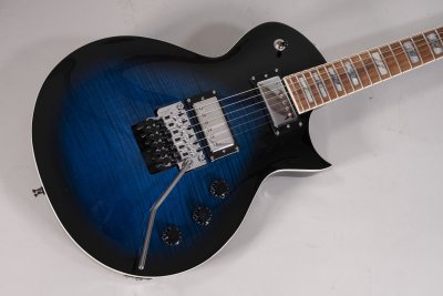 LTD AS-1FR - Black Aqua Sunburst - c/astuccio