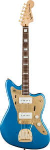 Fender 40Th Anniversary Jazzmaster Gold Anodized Pickguard Lake Placid Blue