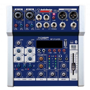 Audiodesign Pamx1211SC Mixer Professionale Usb Bt Pc 16 Effetti