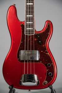 Fender Limited Custom Shop Precision Jazz Bass Rw Aged Candy Apple Red