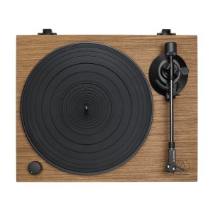 Audio Technica LP40wn Giradischi Manuale Trazione a Cinghia e Base Noce