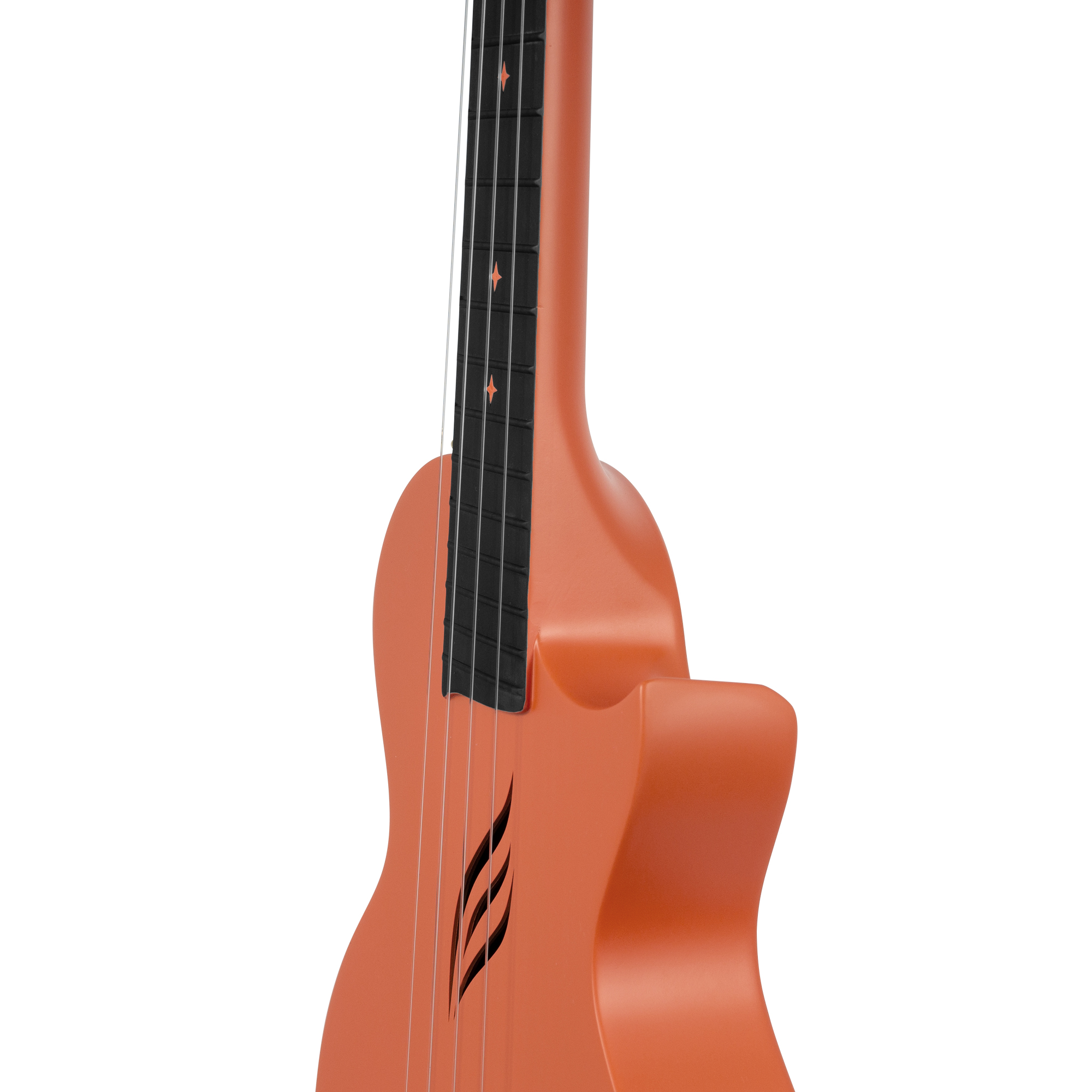 Cascha Ukulele Concerto in Carbonio Pack Orange con Borsa Tracolla e Plettri