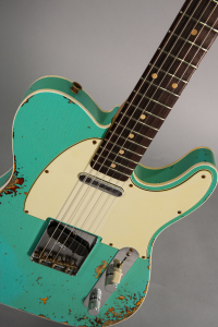 Fender Custom Shop Built 1960 Telecaster Heavy Relic Faded Aged Sea Foam Green