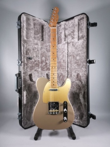 Fender American Professional Ii Telecaster Shoreline Gold con Roasted Maple Neck