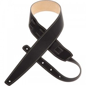 Magrabo Leather Guitar and Bass Strap Holes HS Entry Black 10 cm