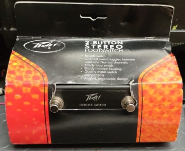 Peavey Pedale Footswitch 2 Button Stereo
