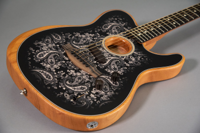 Fender American Acoustasonic Telecaster Black Paisley