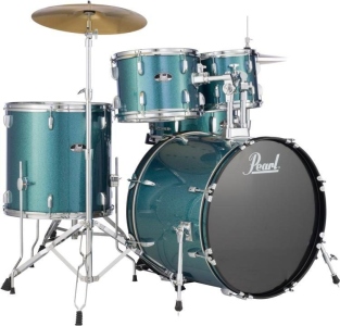 Pearl Roadshow Batteria Completa Rs525Sbc/C703 Aqua Blue Glitter