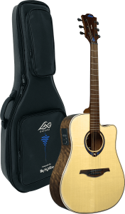 Lag Thv20Dce Chitarra Acustica Natural con Hyvibe System