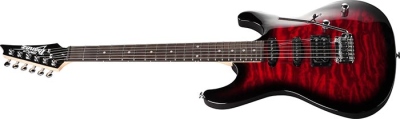 Ibanez GSA60QA Chitarra Elettrica Transparent Red Burst