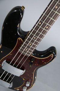 Fender 2021 Ltd Custom Shop 1960 Precision Bass Heavy Relic Aged Black