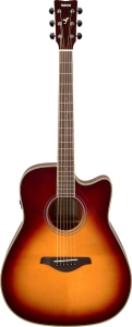 Yamaha Fg-Ta Transacustic Brown Sunburst