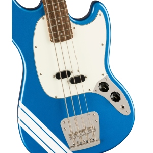 Squier Classic Vibe 60 Competition Mustang Bass Lake Placid Blue with Stripes