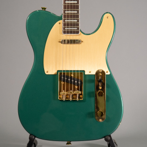 Squier 40Th Anniversary Telecaster Gold Anodized Pickguard Sherwood Green Metal