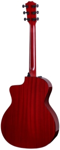 Taylor 224Ce Dlx Ltd Transparent Red