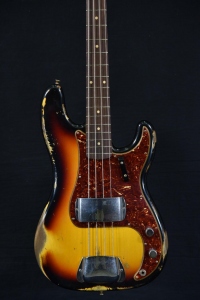 Fender Custom Shop 60 Precision Bass Heavy Relic 3 Color Sunburst