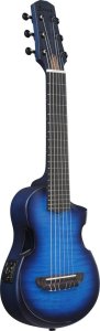 Ibanez AUP10FMNE Ukulele Tenore Open Pore Transparent Blue