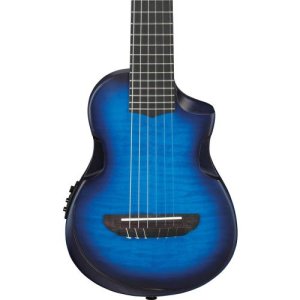 Ibanez AUP10FMNE Ukulele Tenore Open Pore Transparent Blue