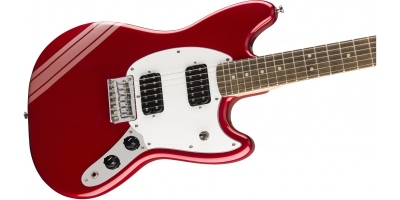 Squier Fsr Bullet Mustang Competition Candy Apple Red Chitarra Elettrica