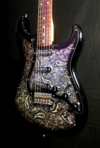 Fender Limited Stratocaster Black Paisley Chitarra Elettrica