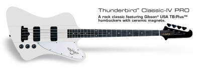 EPIPHONE THUNDERBIRD CLASSIC IV PRO ALPINE WHITE