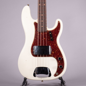 Fender 63 Precision Bass Journeyman Relic Aged Olympic White