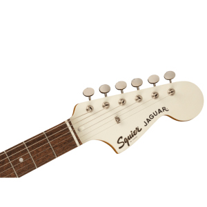 Squier Classic Vibe '60s Jaguar Olympic White Matching Headstock