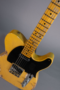 Fender Custom Shop 52 Telecaster Heavy Relic Maple Neck Aged Nocaster Blonde